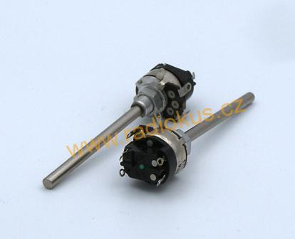 TP 161 2k5 / N uhlíkový potenciometr s vypínačem