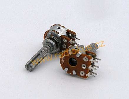 POS 500k / N uhlíkový potenciometr