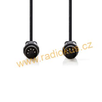 Kabel DIN 5 vidlice / DIN 5 vidlice 2m