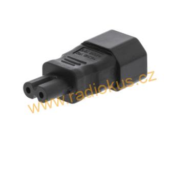 Přímý napájecí adaptér z IEC-320-C14 na IEC-320-C7