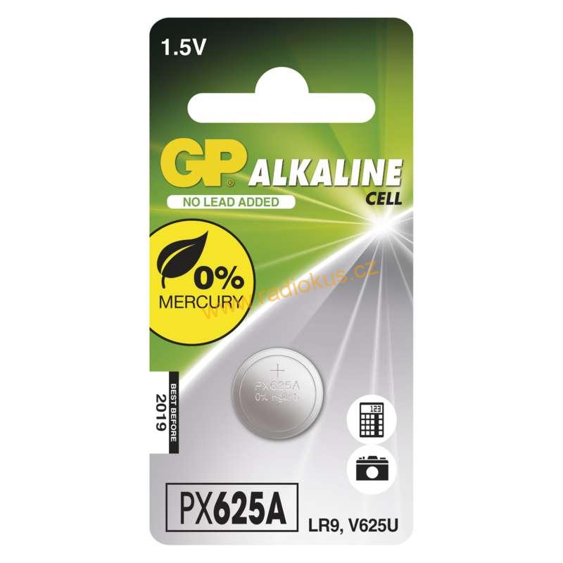 Alkalická knoflíková baterie GP LR9 (625A)