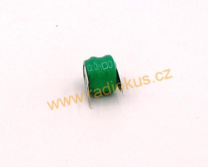 NiMh 2,4V / 60mAh nabíjecí baterie s letovacími vývody do DPS