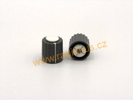 Knoflík plastový pro tahové potenciometry , černý