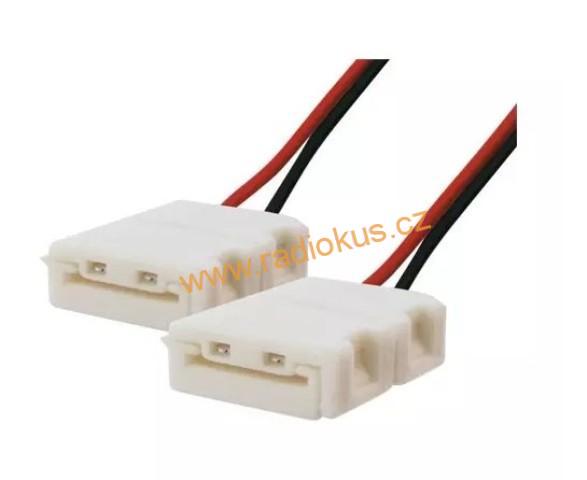 Spojka nepájivá pro LED pásek 5050, 5630 30,60LED/m 10mm s vodičem 15 cm