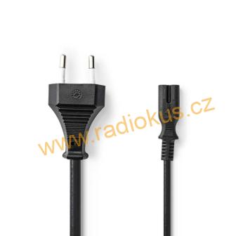 Kabel napájecí MGF 1,5m , černý