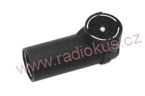 Redukce autoanténní DIN zásuvka / ISO vidlice , úhlová