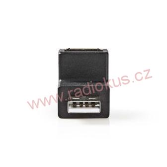 Redukce USB zásuvka / USB vidlice úhlová 270°