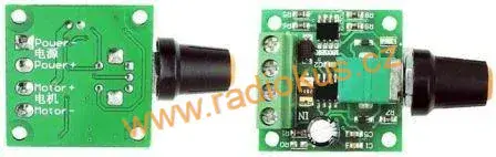 M 454 - Regulátor otáček PWM stejnosměrných motorů do 2A