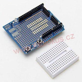 M 377 - Prototypová deska s kontaktním polem pro Arduino UNO /proto shield/