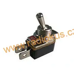 Páčkový spínač jednoduchý , 3A / 250V , aretovaný