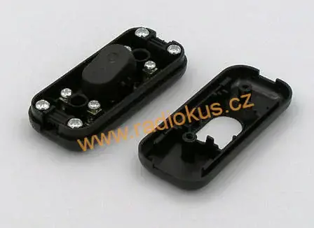 Kabelový spínač jednoduchý , 2,5A/250V , kolébkový , černý