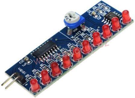 M 480 - Běžící světlo, stavebnice s NE555+CD4017