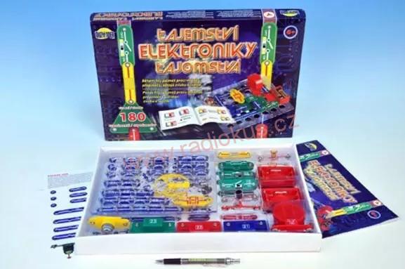 Tajemství elektroniky 180 zapojení elektronická stavebnice 