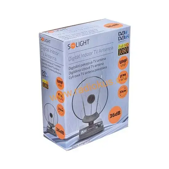 Pokojová anténa HP04 ,pro DVB-T2 , se zesilovačem