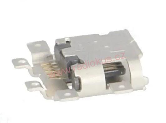 Zásuvka USB-Micro B panelová do DPS