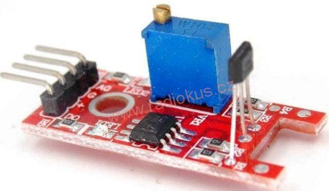 M 477A - Hallův snímač - modul KY-024 se zesilovačem