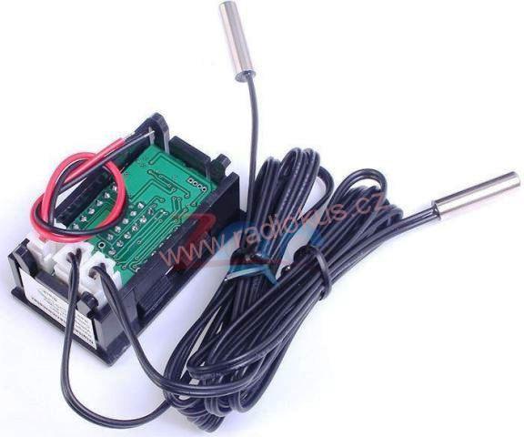 Digitální teploměr duální se dvěma sondami