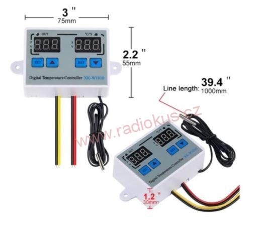 M 452B - Digitální termostat XK-W1010, -50 až +120°C, napájení 230V