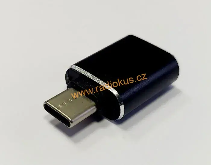 Redukce USB A - USB-C , USB A zásuvka / USB C vidlice , pro vysokorychlostní přenos dat rychlostí až 5 Gb/s