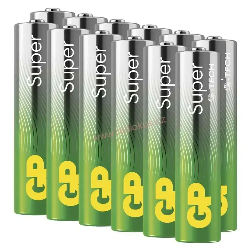 GP Super Alkaline AAA 1,5V 12 ks