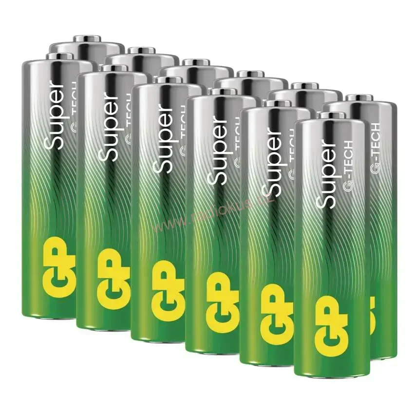 GP Super Alkaline AA 1,5V  12 ks