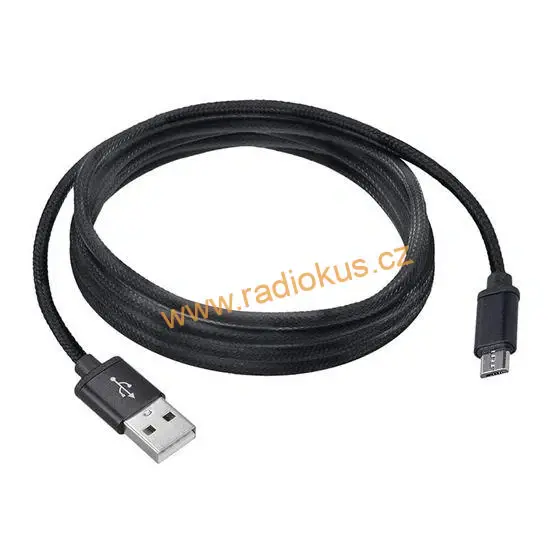 Kabel USB , USB 2.0 A konektor - USB B micro konektor, blistr, 2m