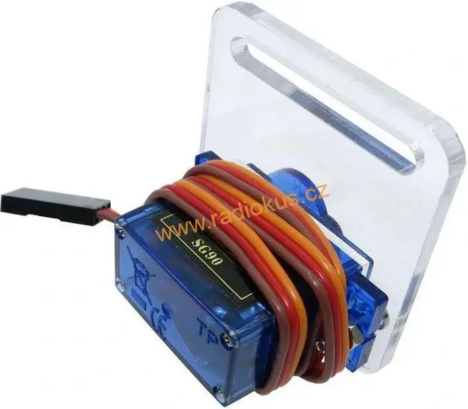 Držák pro servo SG90, polykarbonát