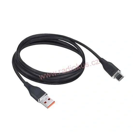 USB kabel 3.1 USB A vidlice - USB C vidlice 1m černý