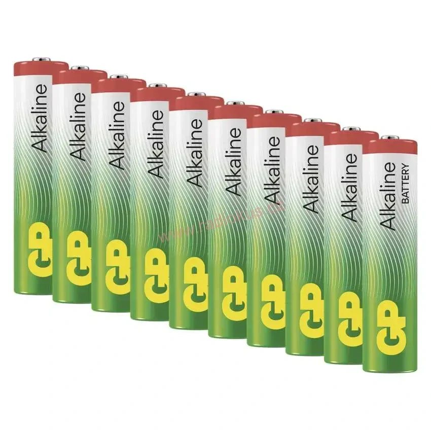 GP sada 10xAAA Alkaline baterie