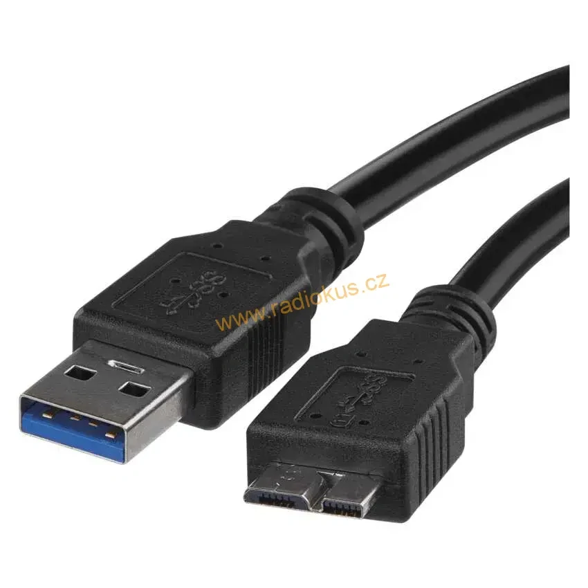 Kabel USB 3.0 USB A vidlice / USB Micro B , 1m