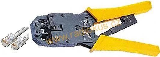 Kleště lisovací HT-200R pro konektory RJ11, RJ12, RJ45 4P/6P a 8P/10P (P266)