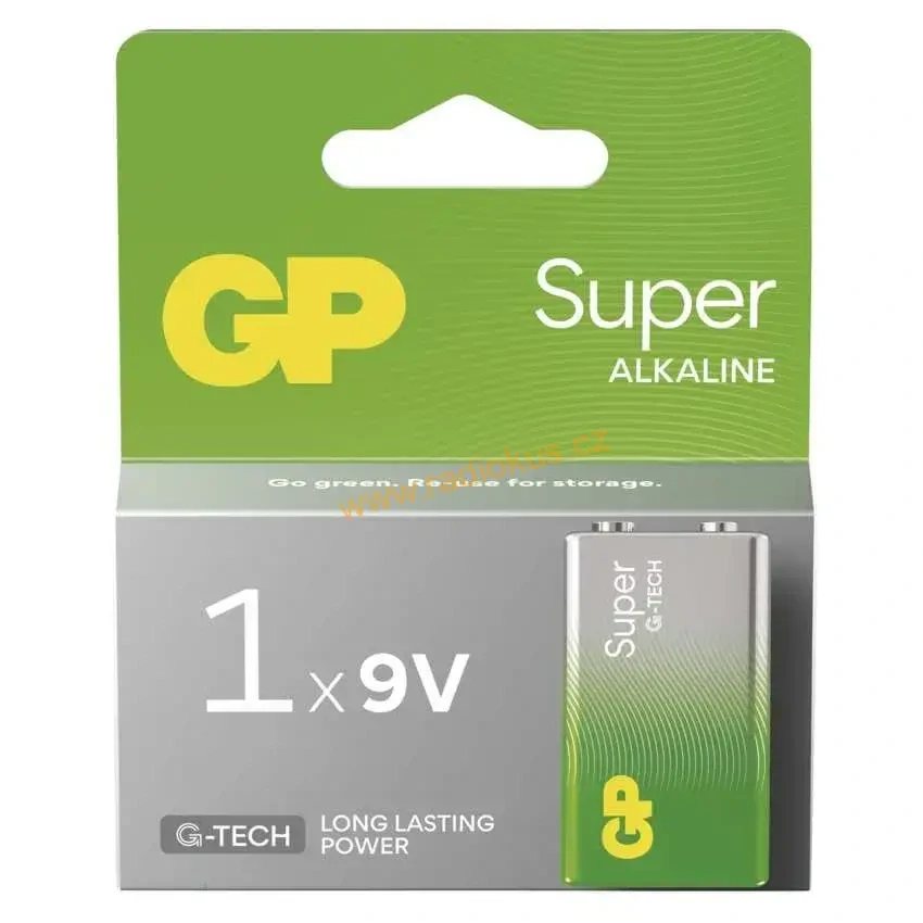 GP Super Alkaline 6LF22 9V , blistr