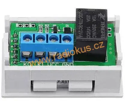 M 482B - Časový spínač s LED displejem , 2 časy , bílý rámeček