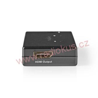 HDMI přepínač 2portový černý 2xIN / 1xOUT