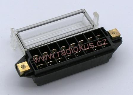 MTA0100580 pojistkové pouzdro pro 8 x auto pojistky 19mm