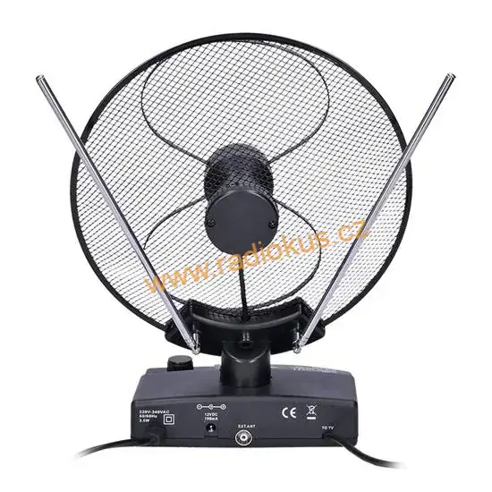 Pokojová anténa HP04 ,pro DVB-T2 , se zesilovačem