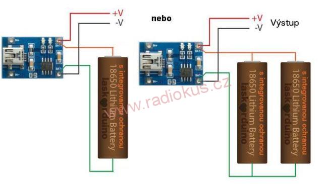 M 401 - Nabíječka Li-Ion článku 1A, modul s IO TP4056 , Micro USB