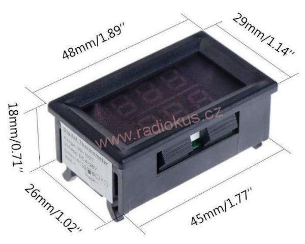 Digitální teploměr duální se dvěma sondami