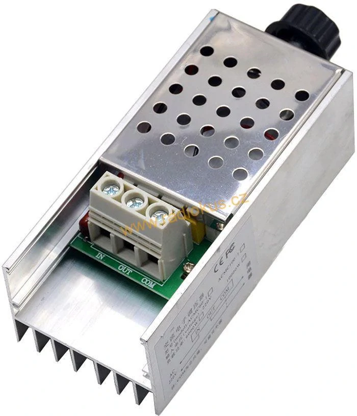 M 458C - Stmívač a regulátor otáček pro komutátorové motory do 10000W