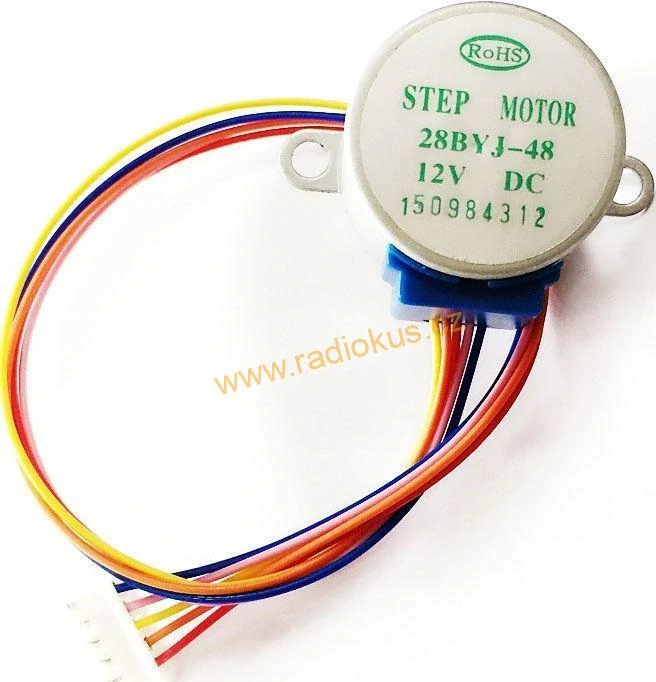 Krokový motorek 28BYJ-48 12V 4fázový