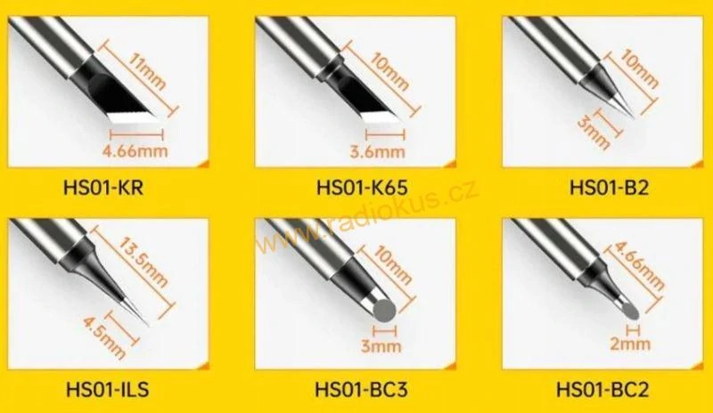 Pájecí hrot FNIRSI HS01-K65