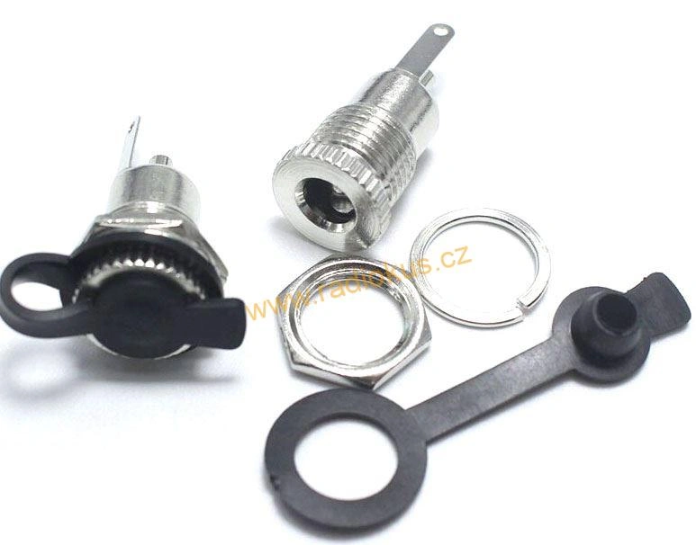 Gumový kryt DC konektoru 2,1 a 2,5mm