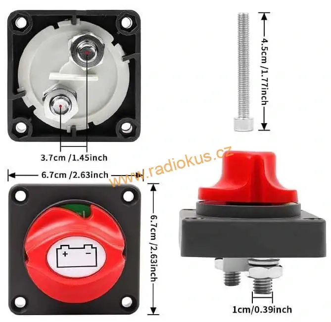 Odpojovač baterie 275A ASW-A702