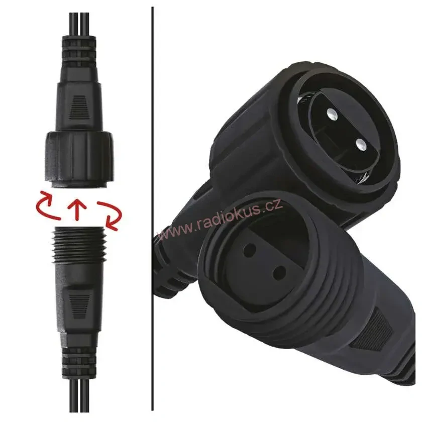 Napájecí zdroj pro vánoční spojovací osvětlení Standard/Profi,  30V DC , vnitřní i venkovní , časovač