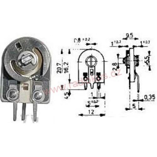 TP 011 4M7 odporový trimr 