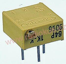 Trimr 64P 47k víceotáčkový odporový trimr