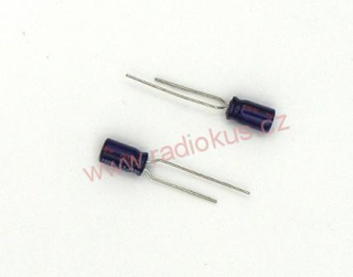 1uF/250V elektrolytický radiální kondenzátor 85°C