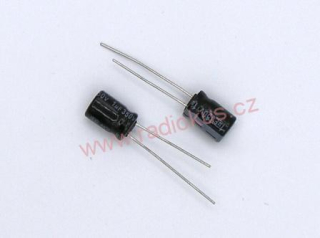 2,2uF/400V elektrolytický radiální kondenzátor 105°C