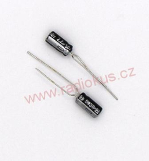 10uF/63V elektrolytický radiální kondenzátor 105°C