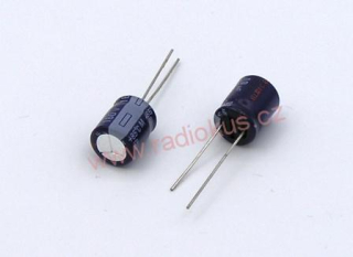 10uF/160V elektrolytický radiální kondenzátor 85°C